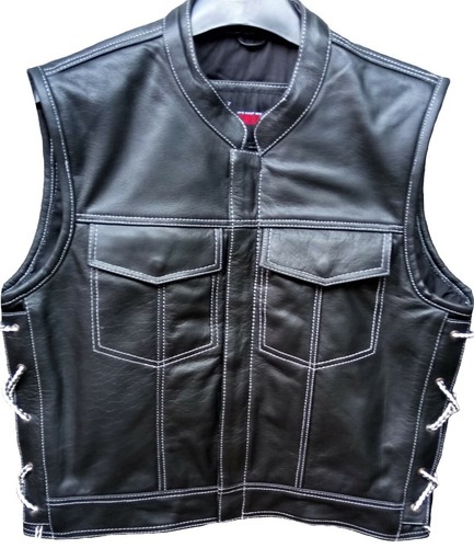 Gilet moto pelle rider - gilet, of