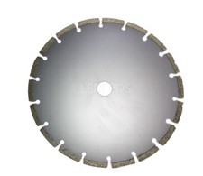 DISCO DIAMANTATO 230MM TURBO PER SMERIGLIATRICE ANGOLARE CEMENTO MATTONI ECC.