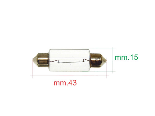 Lampadina maggiorata 15w - 6v,