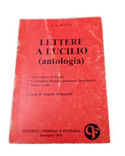 Lettere lucilio - a, (antologia)