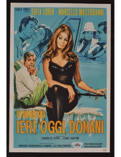 Locandina ieri oggi - ieri, domani