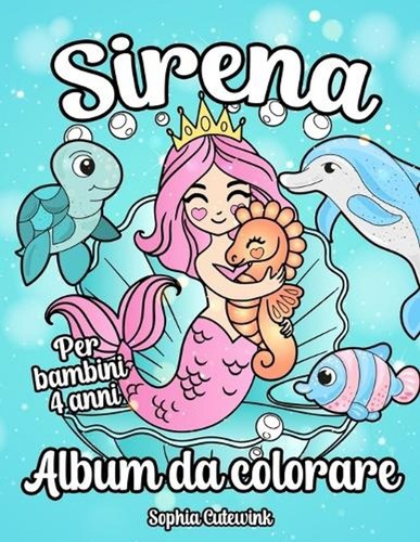 Sirena album colorare per - da,