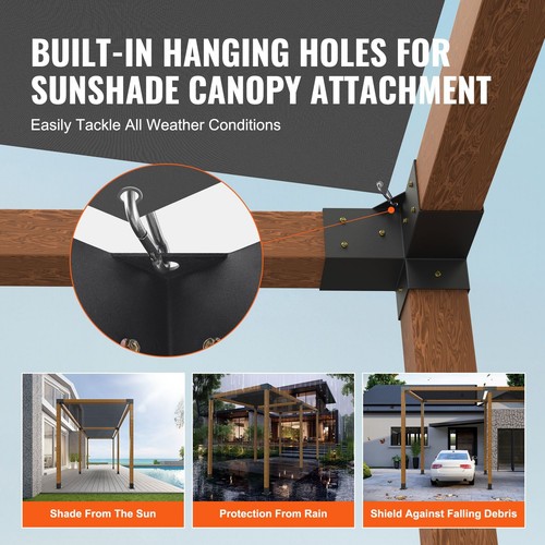 Kit staffe per pergola - , 4''x4''