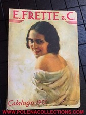 CATALOGO FRETTE 1932 ILLUSTRATO TELERIE TOVAGLIE CORREDI BIANCHERIA 