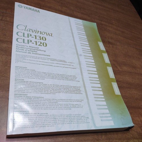 Yamaha clavinova clp 130 - clavinova, clp-130