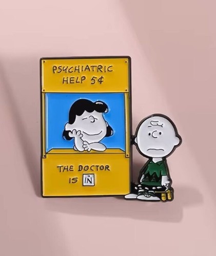 Spilla smaltata peanuts - smaltata,