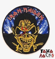Iron Maiden Piece Of Mind Eddie Head Embrodiered Sew On Patch