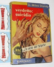 miles disney - VERDETTO: SUICIDIO - serie gialla n. 63 - garzanti (1955)