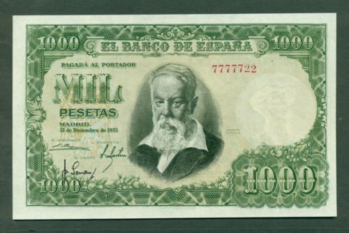 Spagna 1000 pesetas p143 1951 - spagna,