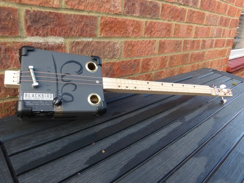 String homemade fretted - string,