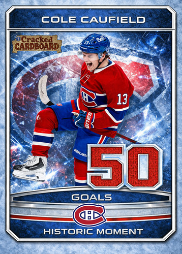 Cole caufield goals card - 50,
