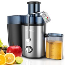✅Centrifuga Frutta e Verdura 800 W 3 Velocità Bocca 75 mm Acciaio Inox Senza BPA