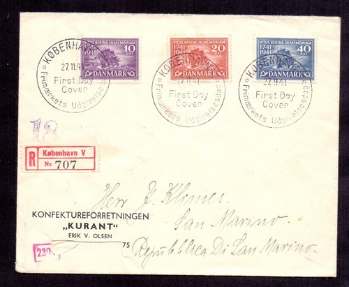 Danimarca 1941 fdc - danimarca,