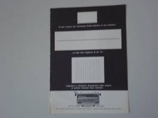 advertising Pubblicità 1962 REMINGTON PORTATILE