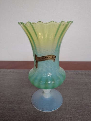 Vaso vetro iridescente - in,