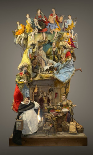 Presepe napoletano completo - presepe,