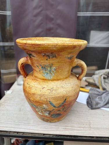 Vaso vintage terracotta arredo - vaso,