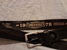 Cintura uomo DIESEL  B-TAKEN cm 100 col marrone Originale Made in Italy 