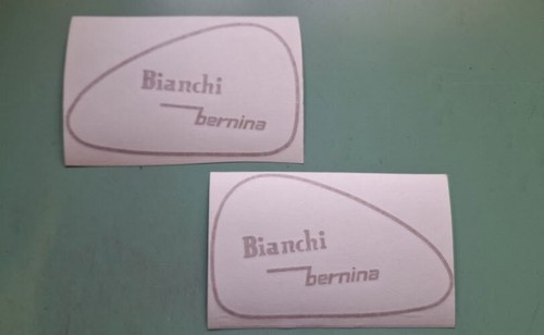 Bianchi bernina adesivi - bianchi,