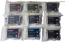 9x Orig Epson T0870 T0871