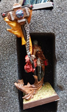 WARHAMMER FANTASY - ESERCITO CAOS WARRIOR EROE STENDARDO DEL CAOS