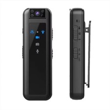 Mini Fotocamera HD Corpo con Visione Notturna, Supporto 256GB, Obiettivo Rotante 180°, Fino a 5