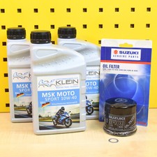 Suzuki VS600 Intruder Oelwechselset Olio Filtro Originale Msk Moto Sport 10w40