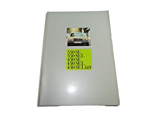 Org mercedes benz depliant - depliant, w