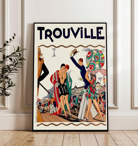Poster viaggio trouville - da,
