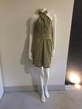 HOSS INTROPIA VESTITO IN COTONE CON FASCIA IN VITA TG. 38