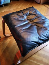 poltrona relax acquistata nel 1973, legno e pelle, come nuova. Design scandinavo