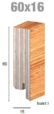 Battiscopa in legno