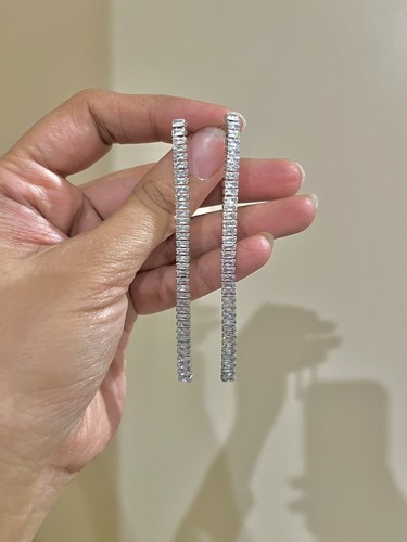 Orecchini lunghissimi argento - orecchini,