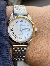 Orologio Baume Mercier Ref 1215 Lady 24mm Baumatic Bm-760 Vintage Watch Steel