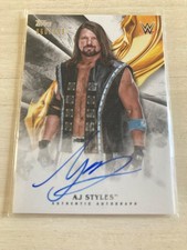 aj styles auto card 2019 topps