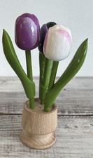Tulipani in legno, 3 tulipani