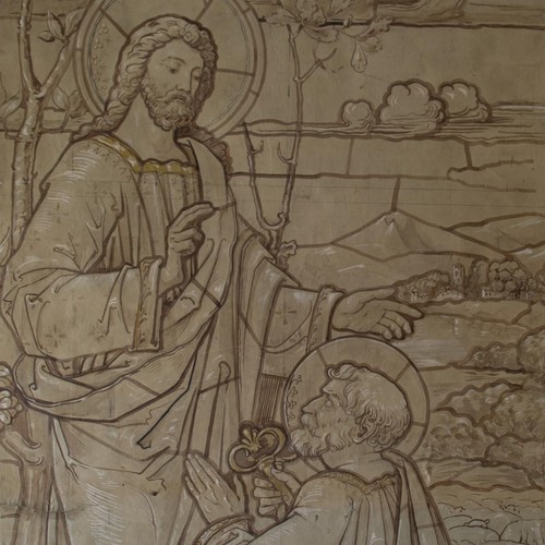 Pittura vetro religione - su,