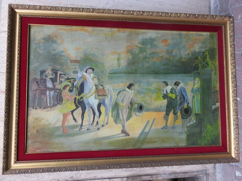 Vecchio quadro dipinto 100x150 - vecchio,