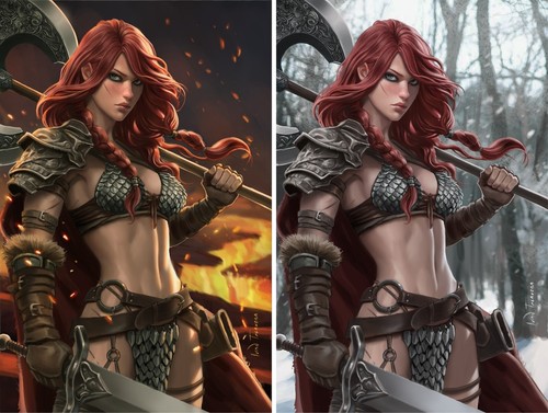 Red sonja lava snow set - #1,