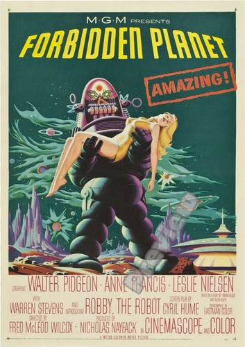 Poster forbidden planet 1956 - poster,