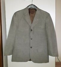 Giacca blazer uomo grigio chiaro tg. S completo vintage 