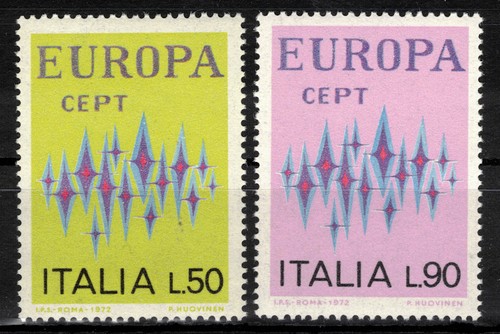 Italia 1972 europa mnh - 1972, 2v