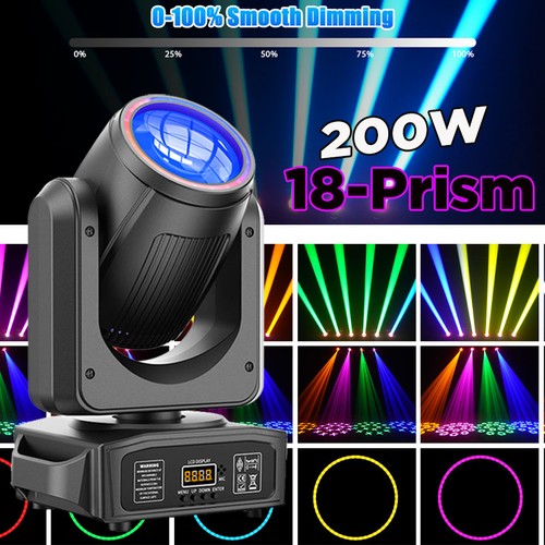 200w 18prism led moving head - 200w,