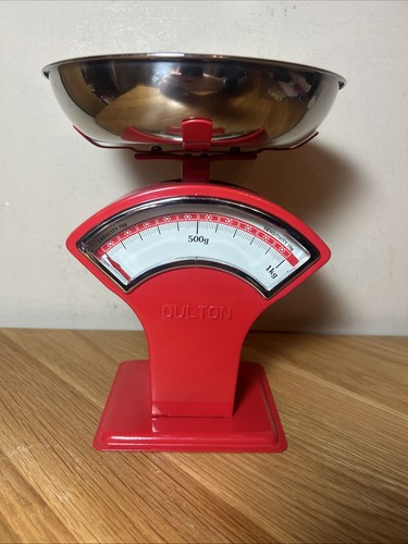 Dulton red kitchen scale - kitchen,