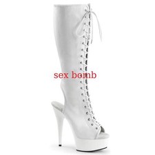 Sexy STIVALI APERTI tacco 15