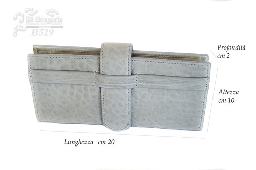 Portafoglio portamonete pelle