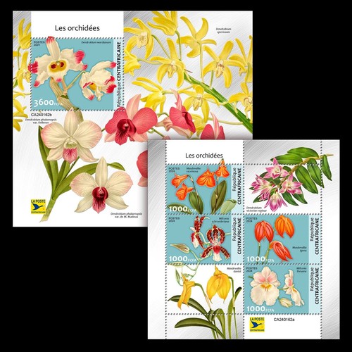 Francobolli orchidee mnh 2024 - francobolli,