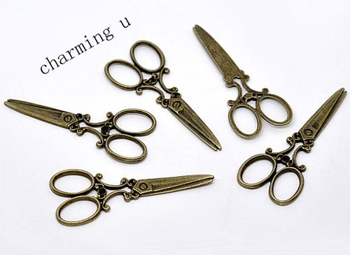 3pz charms ciondoli forbici - charms,