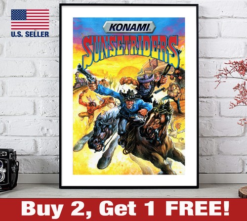 Poster sunset riders - x, 24"