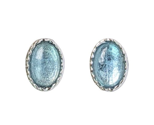 Natural aquamarine earrings - aquamarine,